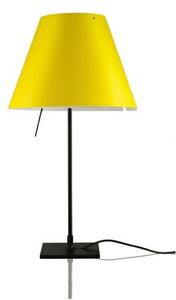 Lampa Stołowa Luceplan, żółty, salon, aluminium