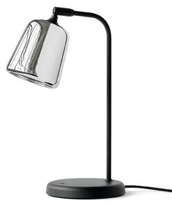 Lampa Stołowa New Works, Material New Edition, ściemnialny, czarny, salon, metal, design