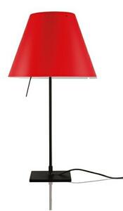 Lampa Stołowa Luceplan, czerwony, salon, aluminium