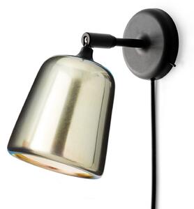 Lampa Ścienna New Works, Material The Originals, ściemnialny, metaliczny, salon, metal, design