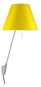 Lampa Ścienna Luceplan, żółty, łazienka, aluminium