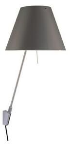 Lampa Ścienna Luceplan, szary, łazienka, aluminium