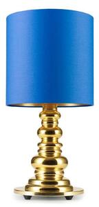 Lampa Stołowa DESIGN BY US, niebieski, salon, szkło