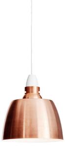 Lampa Wisząca New Works, miedziany, salon, aluminium, skandynawski