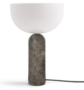 Lampa Stołowa New Works, Kizu Large, szary, salon, kamień, design
