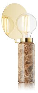Lampa Stołowa DESIGN BY US, Blindspot, brąz rdzawy, salon, marmur, design