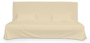 Pokrowiec niepikowany na sofę Beddinge i 2 poszewki kolor kremowy tkanina połyskliwa, strukturalna