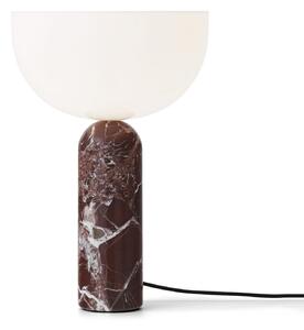 Lampa Stołowa New Works, Kizu Large, czerwony, salon, marmur, design