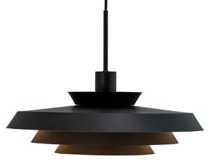 Lampa Wisząca Dyberg Larsen, DL44, ściemnialny, czarny, salon, metal, design