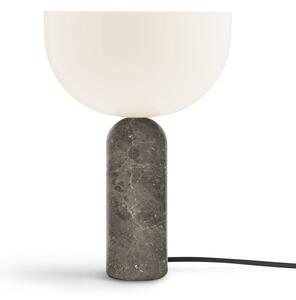 Lampa Stołowa New Works, Kizu Small, szary, salon, kamień, design