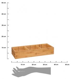 Bambusowy organizer do szuflady 38x15cm