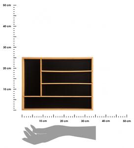Bambusowy organizer do szuflady 34x25 cm