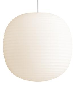 Lampa Wisząca New Works, Lantern Medium, ściemnialny, biały, salon, szkło, design