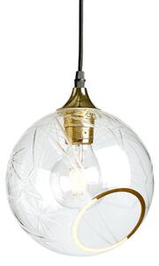 Lampa Wisząca DESIGN BY US, transparentny, jadalnia, szkło