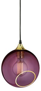 Lampa Wisząca DESIGN BY US, Ballroom, ściemnialny, fioletowy, salon, szkło, design