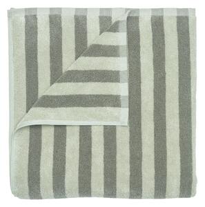 Zielony ręcznik kąpielowy z bawełny organicznej frotte 70x140 cm Arto – Blomus