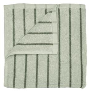 Zielony ręcznik kąpielowy z bawełny organicznej frotte 70x140 cm Arto – Blomus