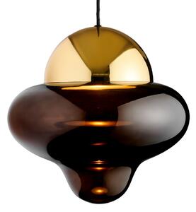 Lampa Wisząca DESIGN BY US, Nutty XL, ściemnialny, brąz rdzawy, salon, szkło, design