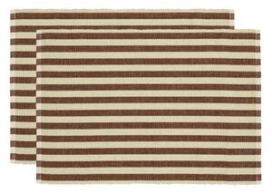 Maty stołowe z mieszanki juty zestaw 2 szt. 33x48 cm Statement Stripe – Södahl