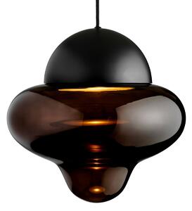 Lampa Wisząca DESIGN BY US, Nutty XL, ściemnialny, brąz rdzawy, salon, szkło, design