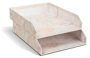 Kartonowe organizery zestaw 2 szt. na dokumenty Hakan Paper Laminate – Bigso
