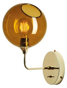 Lampa Ścienna DESIGN BY US, Ballroom Short, ściemnialny, pomarańczowy, salon, szkło, design