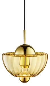 Lampa Wisząca DESIGN BY US, Lotus, ściemnialny, pomarańczowy, salon, szkło, design