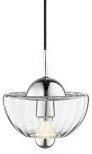 Lampa Wisząca DESIGN BY US, Lotus, ściemnialny, transparentny, salon, szkło, design