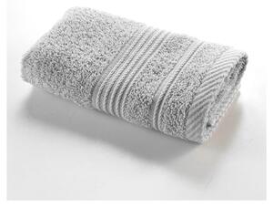 Jasnoszary bawełniany ręcznik frotte 30x50 cm Tendresse – douceur d'intérieur