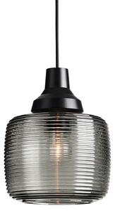 Lampa Wisząca DESIGN BY US, New Wave Stripe, ściemnialny, szary, salon, aluminium, design