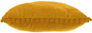 Poduszka Pompons 40x40 cm żółta