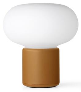 Zewnętrzna Lampa New Works, Karl-Johan, ściemnialny, żółty, taras, tworzywo sztuczne, design