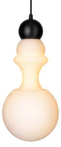 Lampa Wisząca DESIGN BY US, Paris 1920, ściemnialny, biały, salon, szkło, design