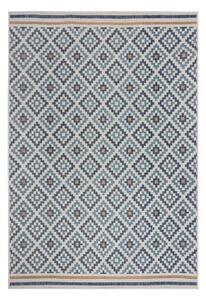 Żółto-niebieski dywan odpowiedni na zewnątrz 120x170 cm Zia Trellis – Flair Rugs