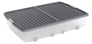 Plastikowy pojemnik pod łóżko z pokrywką 79x58x16,5 cm W box underbed XL – KIS
