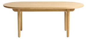 Naturalny stolik w dekorze dębu 70x130 cm Carno – Unique Furniture