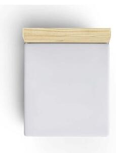 Białe bawełniane prześcieradło z gumką 140x200 cm – Mijolnir
