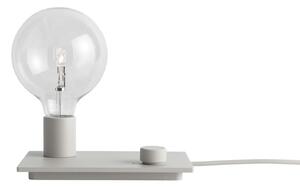 Lampa Stołowa Muuto, szary, salon, aluminium, design