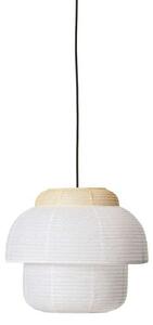 Lampa Wisząca Made By Hand, żółty, jadalnia, papier | karton