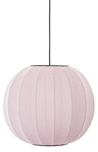 Lampa Wisząca Made By Hand, pudrowy róż, sypialnia, aluminium