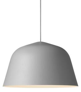 Lampa Wisząca Muuto, szary, jadalnia, aluminium