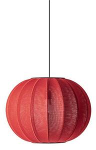 Lampa Wisząca Made By Hand, czerwony, sypialnia, aluminium