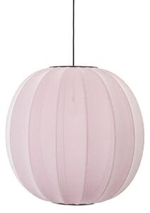 Lampa Wisząca Made By Hand, pudrowy róż, sypialnia, aluminium