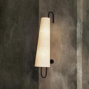 Lampa Ścienna ferm LIVING, Ancora, czarny, salon, metal, design