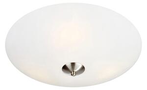 Biała lampa sufitowa ze szklanym kloszem ø 35 cm Polar – Markslöjd