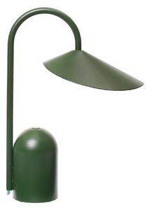 Lampa Stołowa ferm LIVING, Arum, ściemnialny, zielony, taras, metal, design