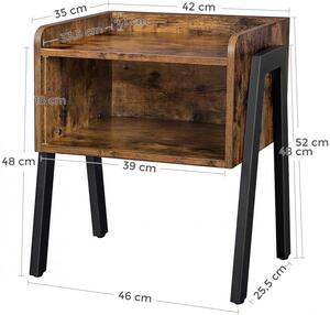 Szafka nocna stolik pomocniczy LOFT 52 cm