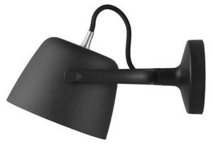 Lampa Ścienna Normann Copenhagen, czarny, salon, aluminium
