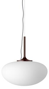 Lampa Wisząca GUBI, Stemlite, ściemnialny, biały, salon, szkło, design