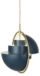 Lampa Wisząca GUBI, Multi-Lite, ściemnialny, niebieski, salon, metal, design